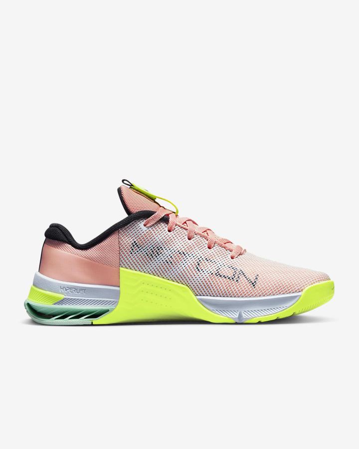Zapatillas Deportivos Nike Metcon 8 Mujer Naranjas Gris Moradas | SGUZX-0214