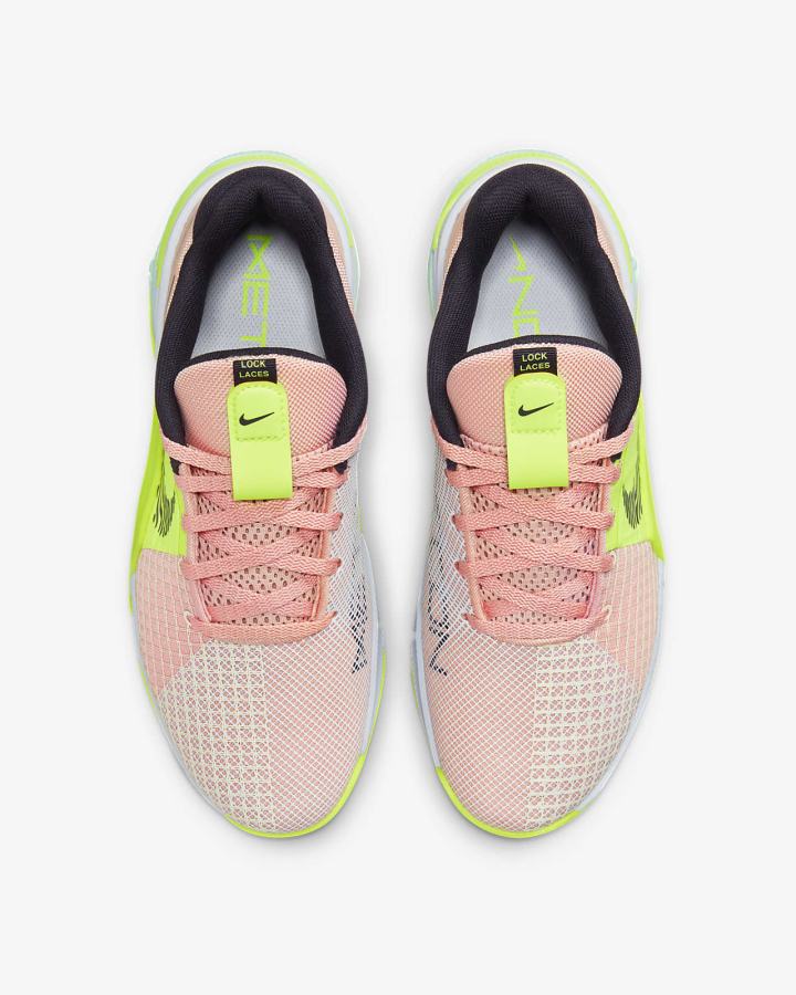 Zapatillas Deportivos Nike Metcon 8 Mujer Naranjas Gris Moradas | SGUZX-0214