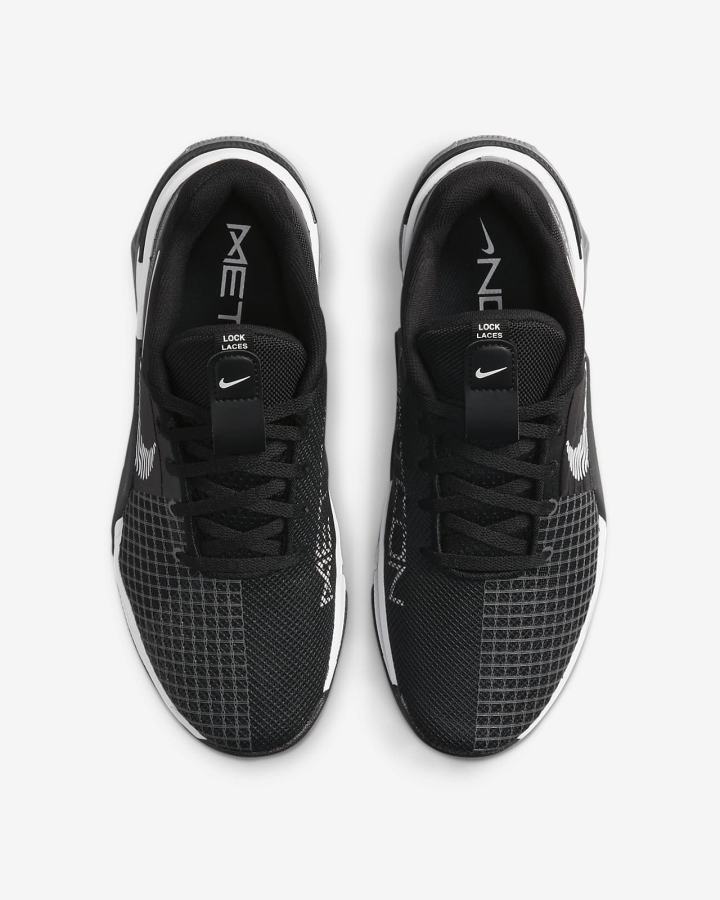 Zapatillas Deportivos Nike Metcon 8 Mujer Negras Gris Oscuro Blancas | ZVOIM-4759