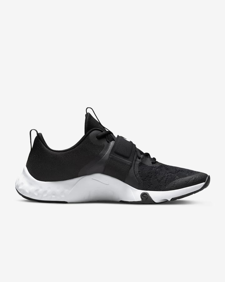 Zapatillas Deportivos Nike Renew In-Season TR 12 Mujer Negras Gris Oscuro Blancas | EGJNR-3091