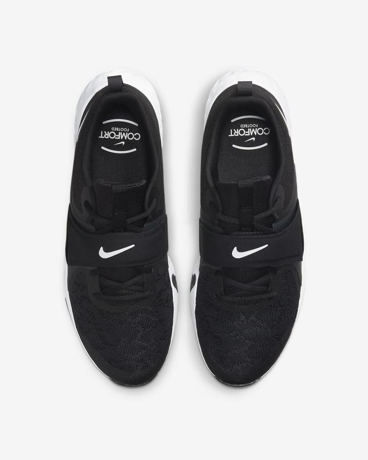 Zapatillas Deportivos Nike Renew In-Season TR 12 Mujer Negras Gris Oscuro Blancas | EGJNR-3091