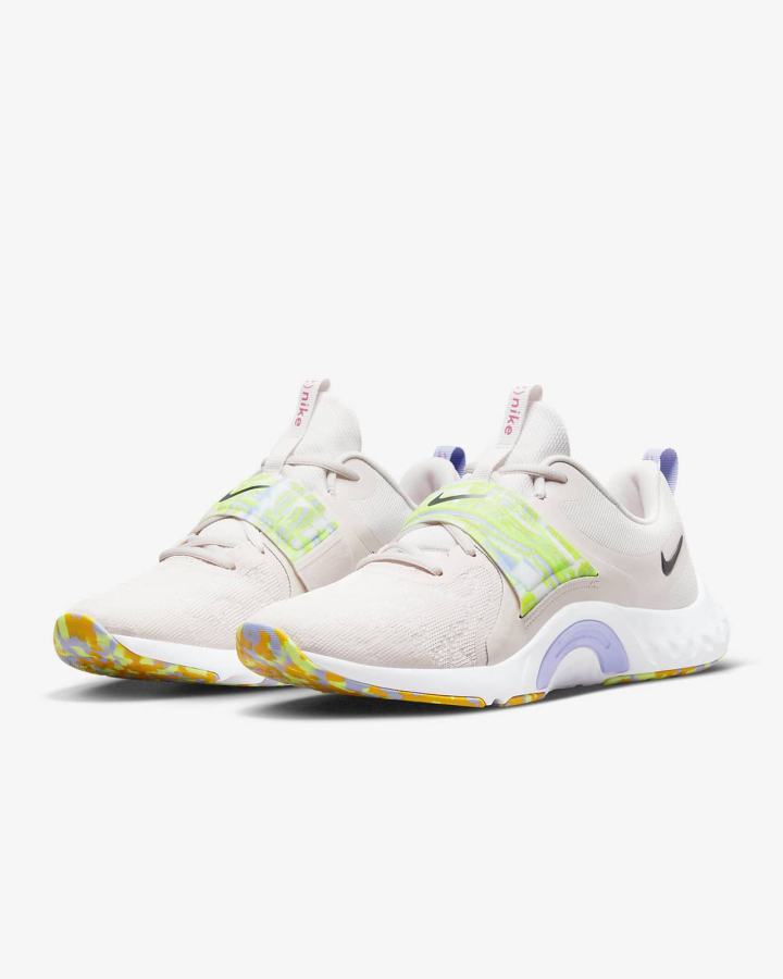 Zapatillas Deportivos Nike Renew In-Season TR 12 Mujer Gris Verde | IUOVG-0217