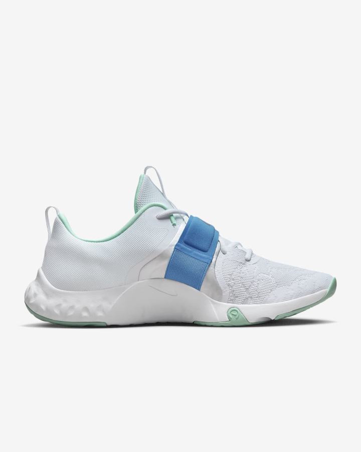 Zapatillas Deportivos Nike Renew In-Season TR 12 Mujer Blancas Verde Menta Azules Negras | UEABT-6082