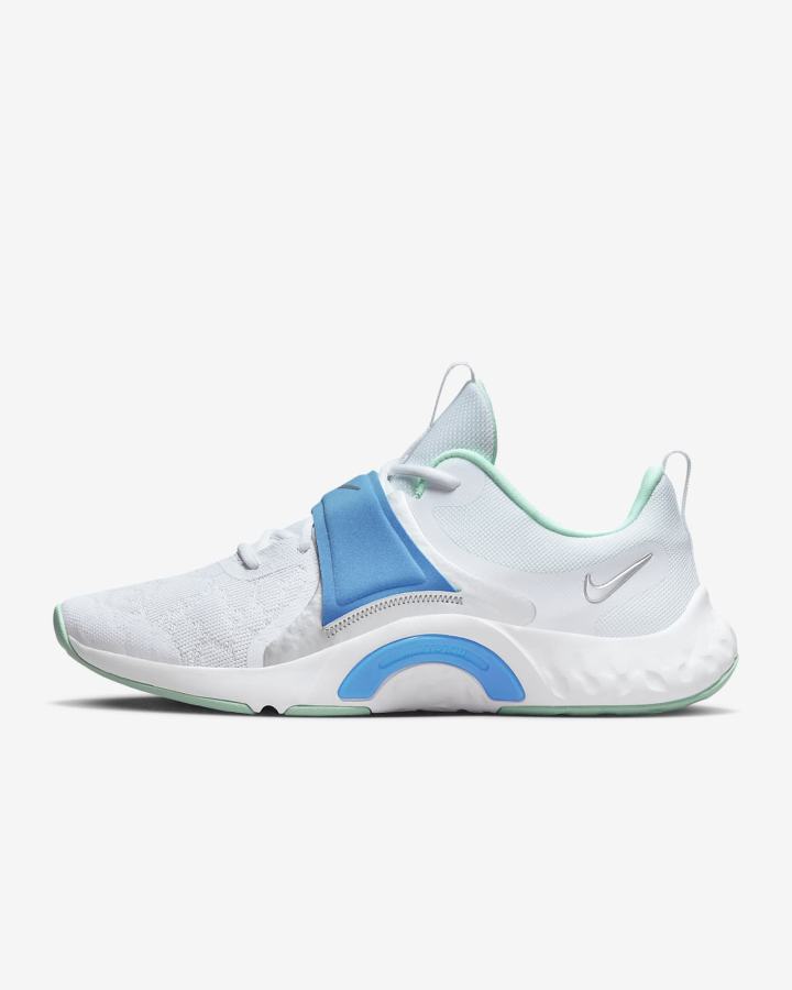 Zapatillas Deportivos Nike Renew In-Season TR 12 Mujer Blancas Verde Menta Azules Negras | UEABT-6082