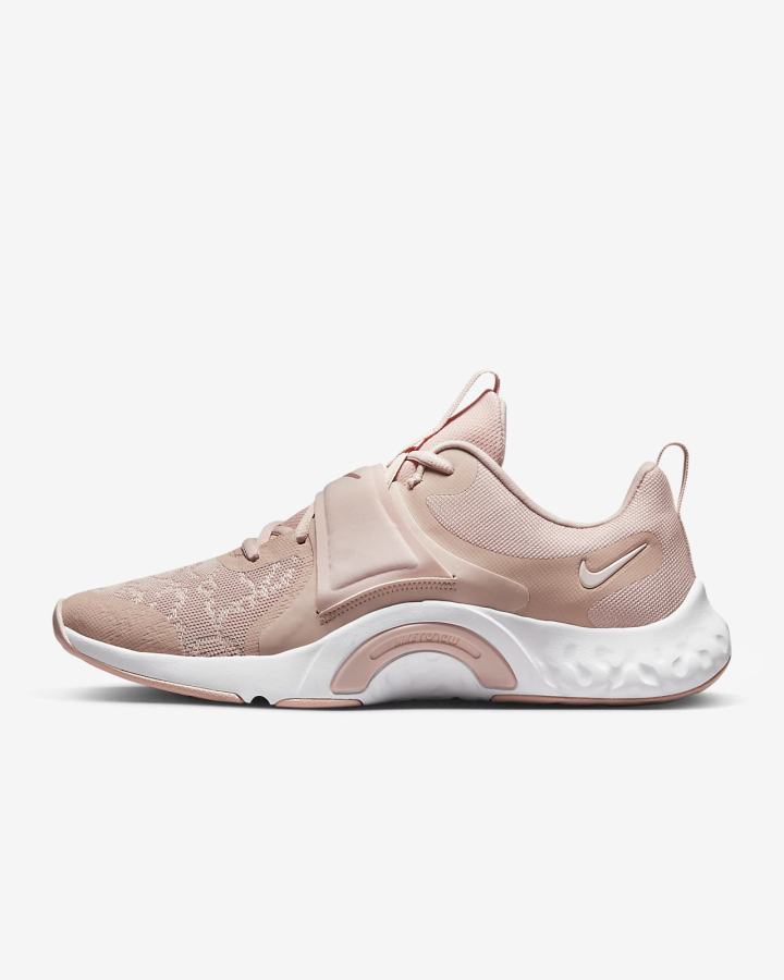 Zapatillas Deportivos Nike Renew In-Season TR 12 Mujer Rosas Blancas Rosas | WMPOI-7480