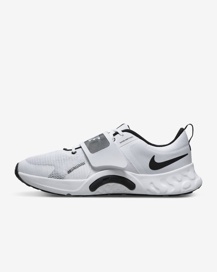 Zapatillas Deportivos Nike Renew Retaliation 4 Hombre Blancas Negras | XQVDU-0783