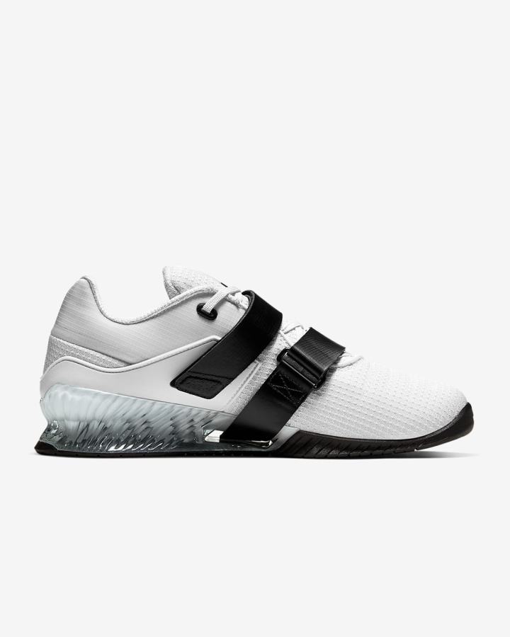 Zapatillas Deportivos Nike Romaleos 4 Hombre Blancas Negras | GZXNU-2316