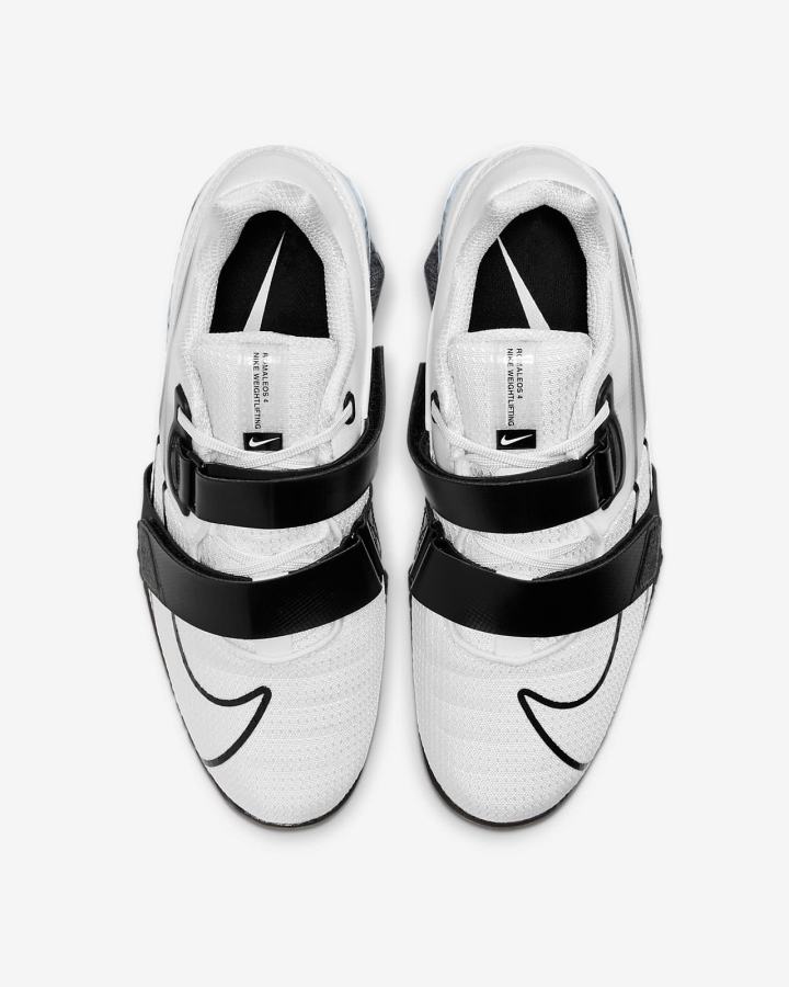 Zapatillas Deportivos Nike Romaleos 4 Hombre Blancas Negras | GZXNU-2316