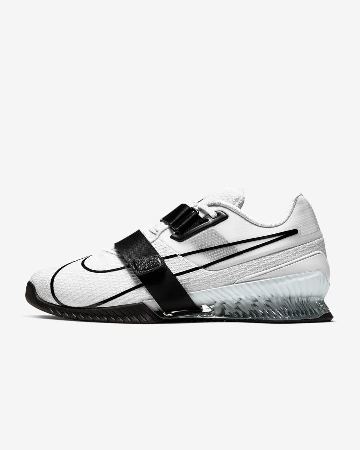 Zapatillas Deportivos Nike Romaleos 4 Hombre Blancas Negras | GZXNU-2316