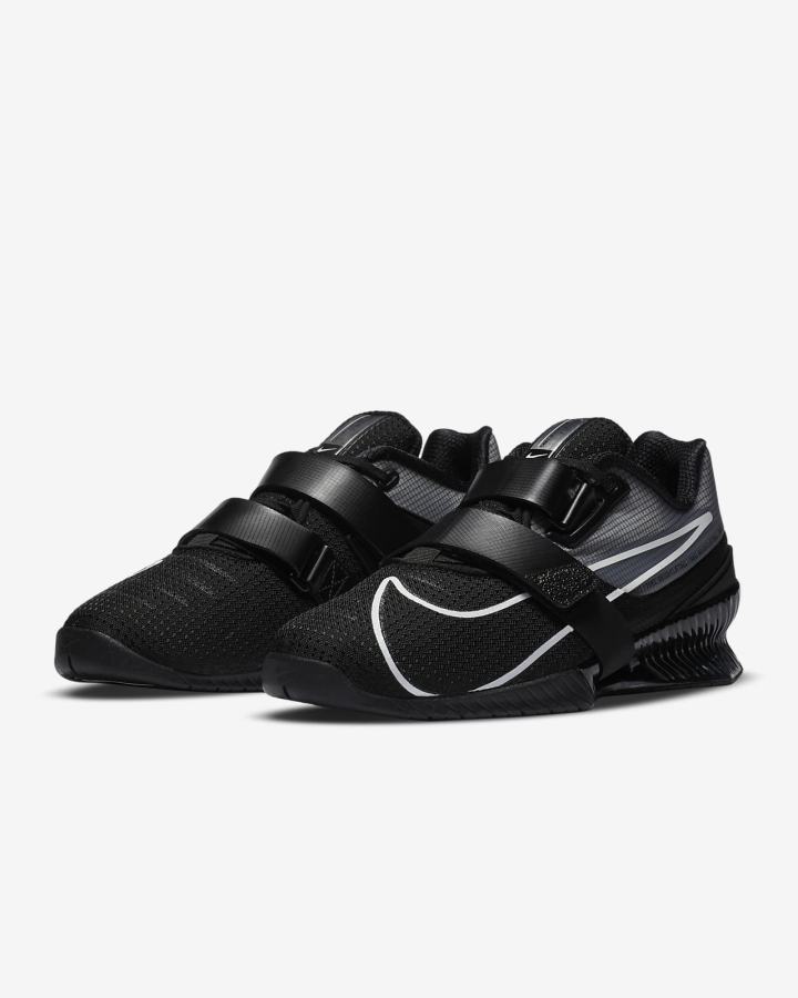 Zapatillas Deportivos Nike Romaleos 4 Hombre Negras Blancas | MGSKP-5691