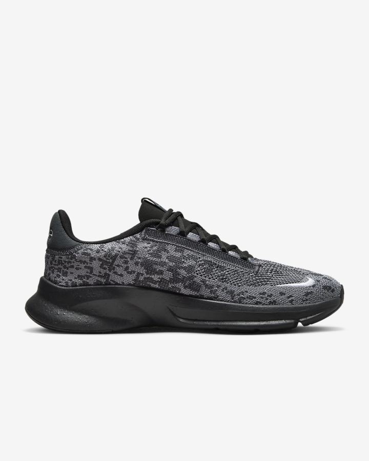 Zapatillas Deportivos Nike SuperRep Go 3 Next Nature Flyknit Hombre Gris Oscuro Negras Gris Blancas | BWKHL-1476
