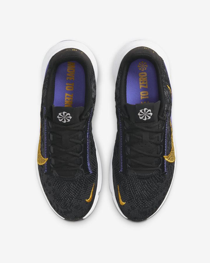 Zapatillas Deportivos Nike SuperRep Go 3 Flyknit Next Nature Mujer Negras Gris Oscuro Amarillo | DBNMT-7214