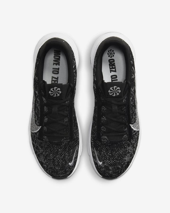 Zapatillas Deportivos Nike SuperRep Go 3 Next Nature Flyknit Hombre Negras Gris Oscuro Blancas Plateadas | GTHRX-1783
