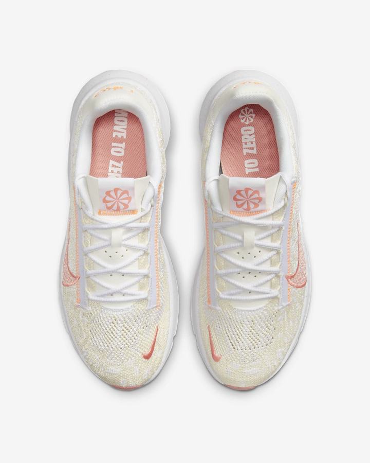 Zapatillas Deportivos Nike SuperRep Go 3 Flyknit Next Nature Mujer Blancas Creme Claro Naranjas Rojas | HIVEY-4357