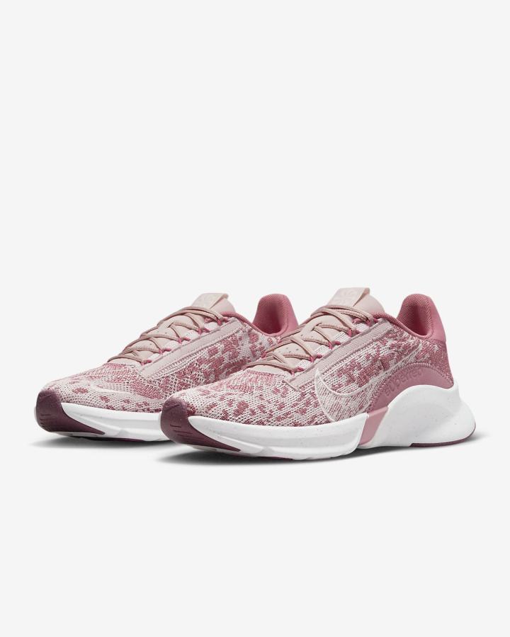 Zapatillas Deportivos Nike SuperRep Go 3 Flyknit Next Nature Mujer Rosas Rosas | OESGK-7498
