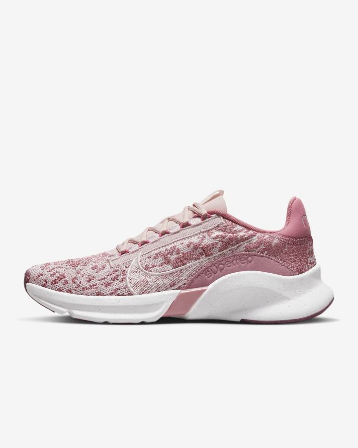Zapatillas Deportivos Nike SuperRep Go 3 Flyknit Next Nature Mujer Rosas Rosas | OESGK-7498