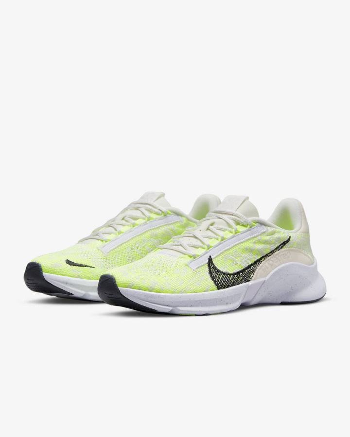 Zapatillas Deportivos Nike SuperRep Go 3 Flyknit Next Nature Mujer Blancas Gris Oscuro | OSERP-1438