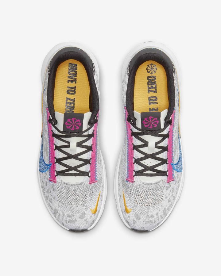 Zapatillas Deportivos Nike SuperRep Go 3 Next Nature Flyknit Hombre Gris Claro Blancas Doradas Azules | QATLX-1976