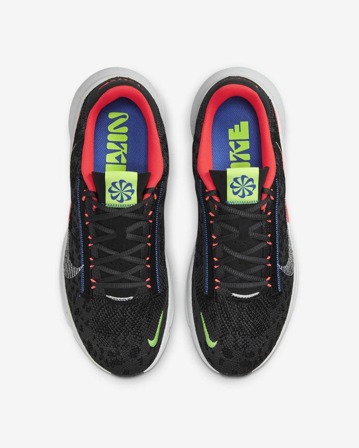 Zapatillas Deportivos Nike SuperRep Go 3 Next Nature Flyknit Hombre Negras Gris Oscuro Rojas Claro Blancas | WQXFP-7842