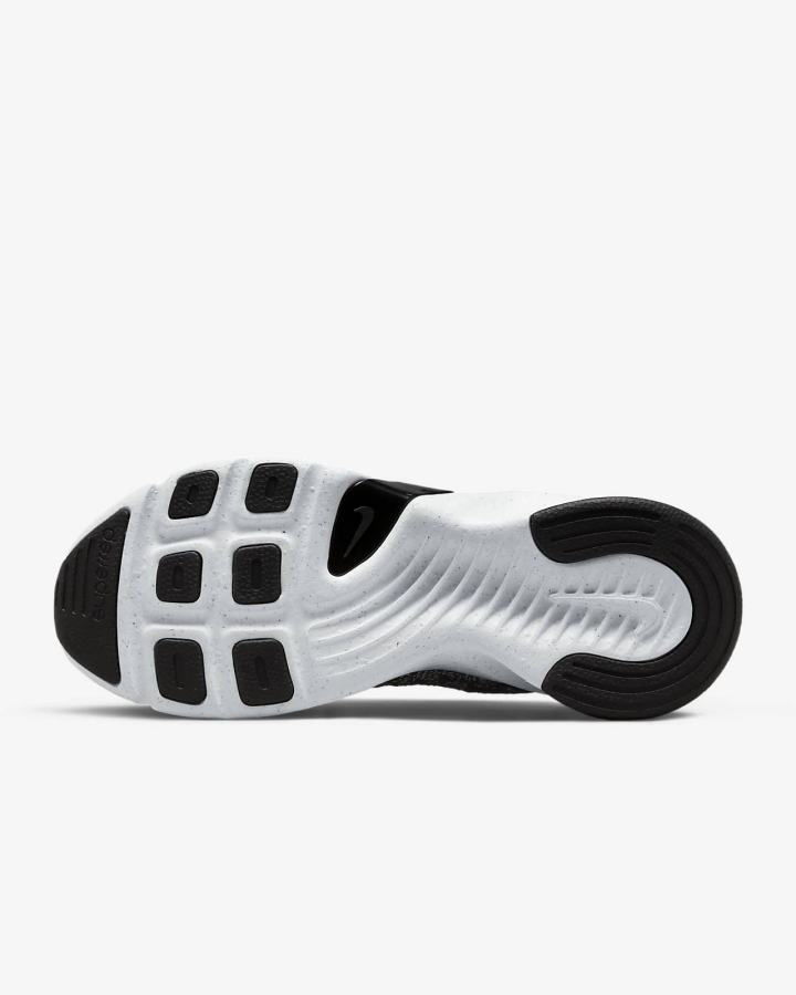 Zapatillas Deportivos Nike SuperRep Go 3 Flyknit Next Nature Mujer Negras Blancas Metal Plateadas | WRFBH-2879