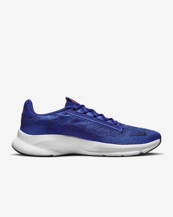 Zapatillas Deportivos Nike SuperRep Go 3 Next Nature Flyknit Hombre Azul Real Azules Negras Blancas | YHLDF-5946