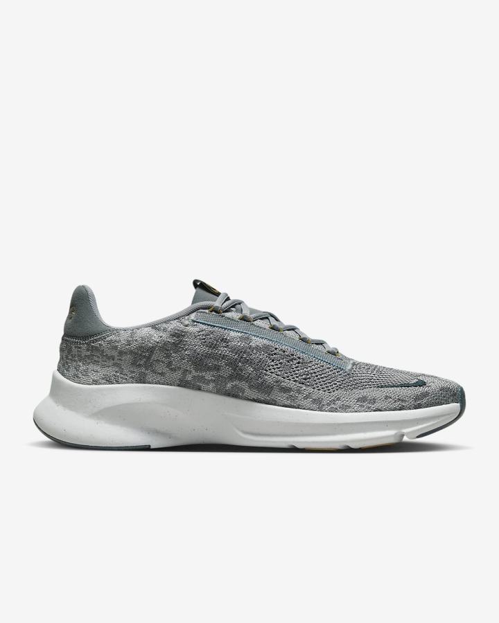 Zapatillas Deportivos Nike SuperRep Go 3 Next Nature Flyknit Hombre Gris Azul Marino Naranjas | YPKZS-9301