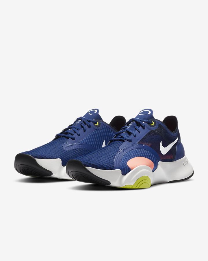 Zapatillas Deportivos Nike SuperRep Go Hombre Azul Real Azules Beige Claro Blancas | RXNPM-4680