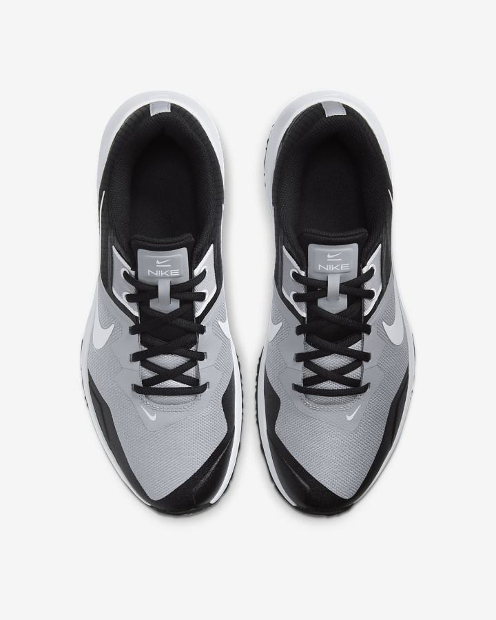 Zapatillas Deportivos Nike Varsity Compete TR 3 Hombre Gris Claro Negras Blancas | AHCOM-2085