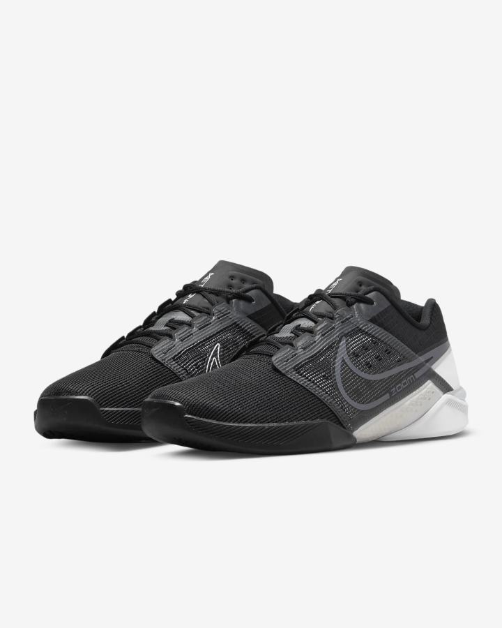 Zapatillas Deportivos Nike Zoom Metcon Turbo 2 Hombre Negras Blancas Metal Gris | FXCMV-9412