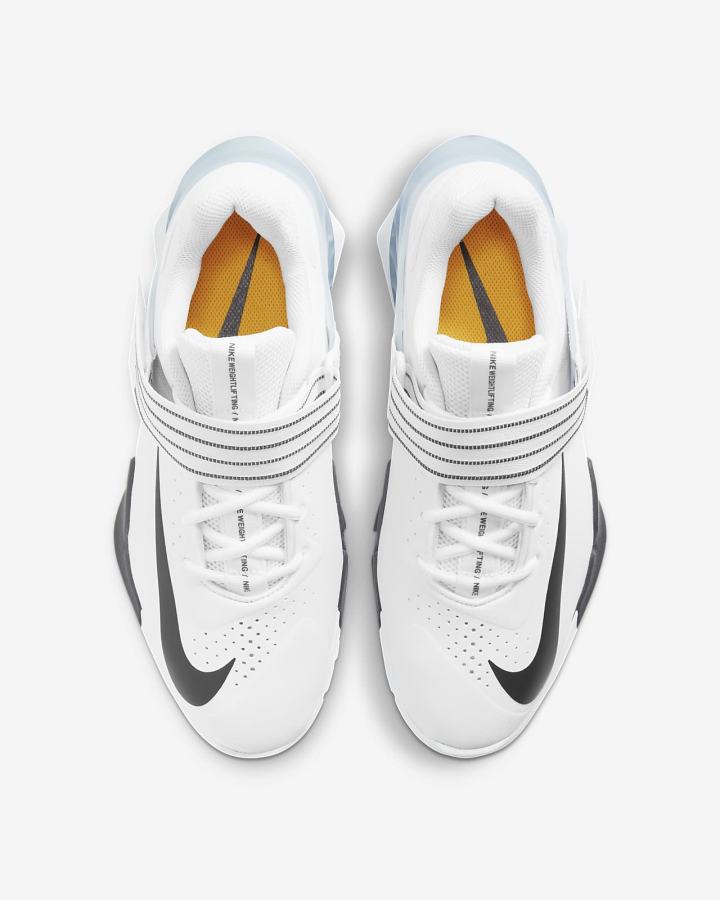 Zapatillas Halterofilia Nike Savaleos Hombre Blancas Gris Naranjas Negras | LDMSR-6143