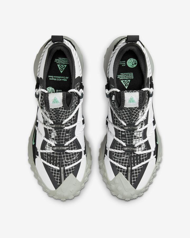 Zapatillas Nike ACG Mountain Fly Low SE Hombre Blancas Gris Oscuro Negras | VHLOC-1693