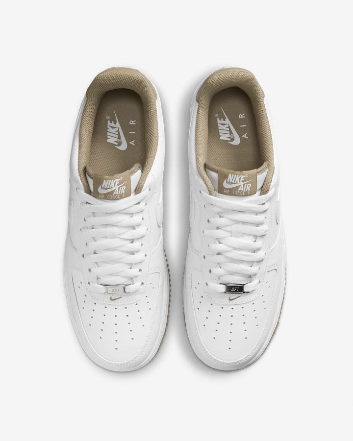 Zapatillas Nike Air Force 1 '07 Hombre Blancas Kaki Blancas | BDYJS-3749