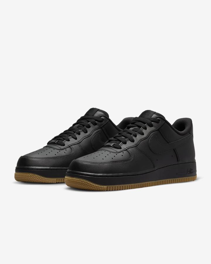 Zapatillas Nike Air Force 1 '07 Hombre Negras Marrones Claro Negras | GYDAI-8237