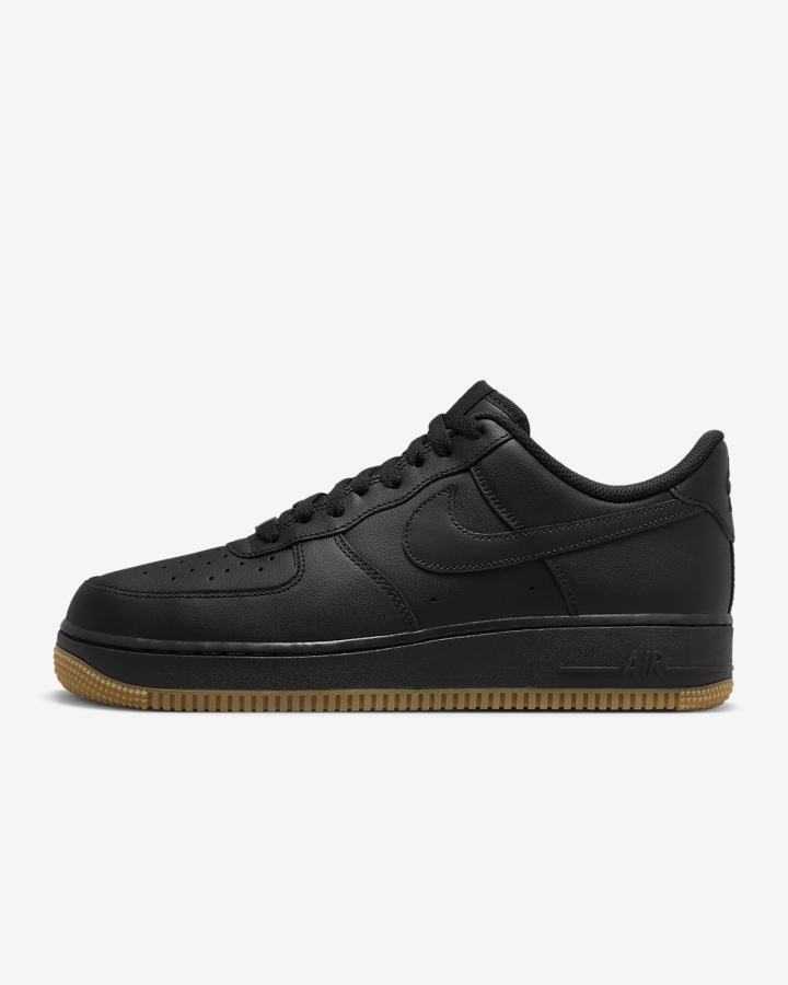 Zapatillas Nike Air Force 1 '07 Hombre Negras Marrones Claro Negras | GYDAI-8237