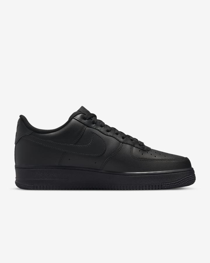 Zapatillas Nike Air Force 1 '07 Hombre Negras | POBMG-2176