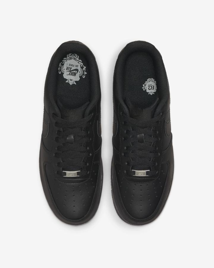 Zapatillas Nike Air Force 1 '07 Hombre Negras | POBMG-2176