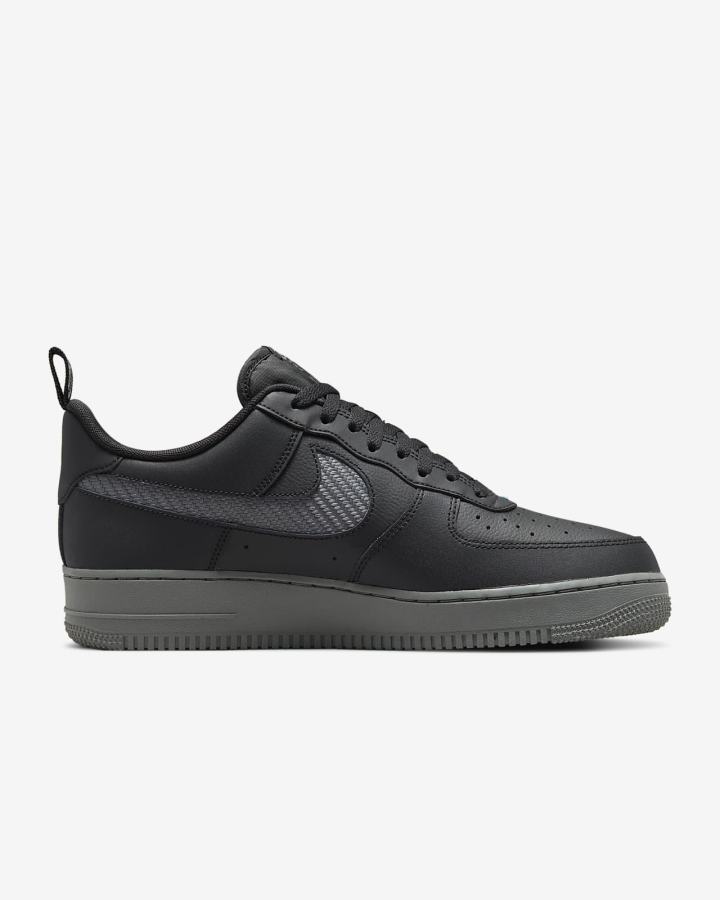 Zapatillas Nike Air Force 1 '07 Hombre Negras Gris Blancas | YXEDB-3061