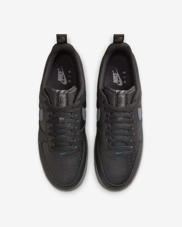 Zapatillas Nike Air Force 1 '07 Hombre Negras Gris Blancas | YXEDB-3061