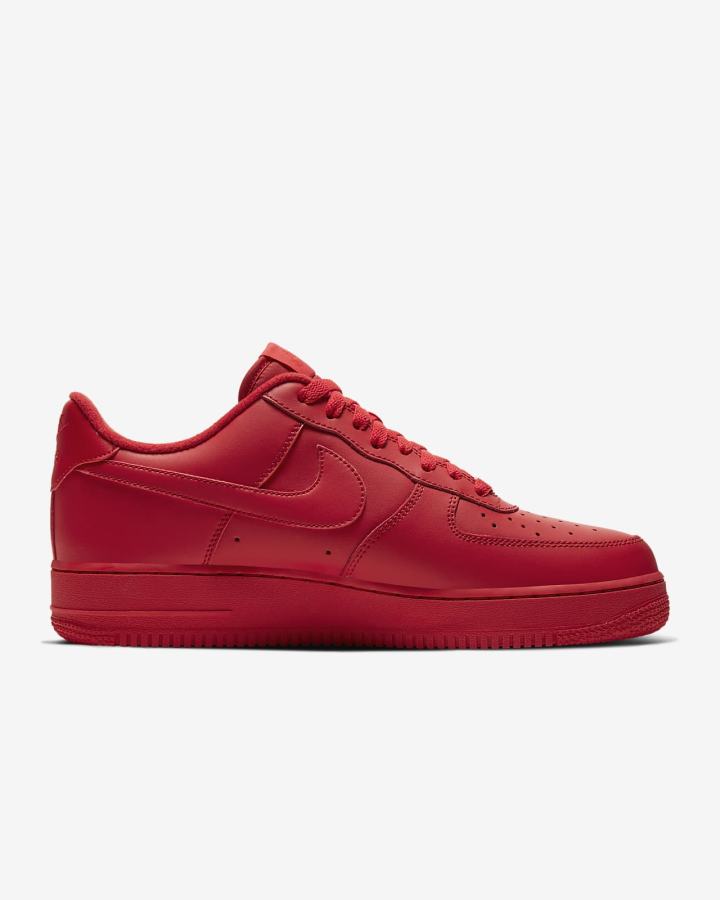 Zapatillas Nike Air Force 1 '07 LV8 1 Hombre Rojas Negras Rojas | OTHXR-3402