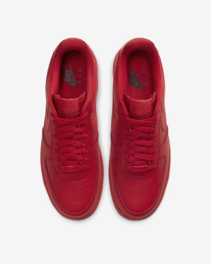 Zapatillas Nike Air Force 1 '07 LV8 1 Hombre Rojas Negras Rojas | OTHXR-3402