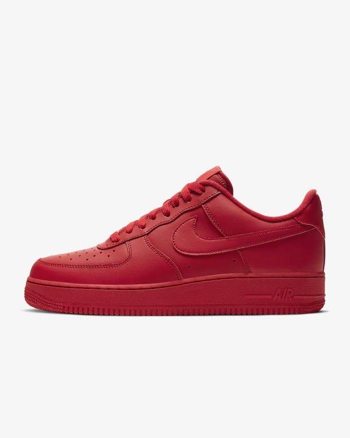 Zapatillas Nike Air Force 1 '07 LV8 1 Hombre Rojas Negras Rojas | OTHXR-3402
