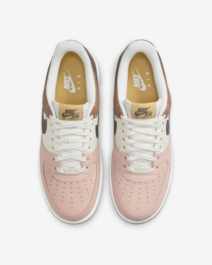 Zapatillas Nike Air Force 1 '07 LV8 Hombre Naranjas Marrones | JHCKN-0673