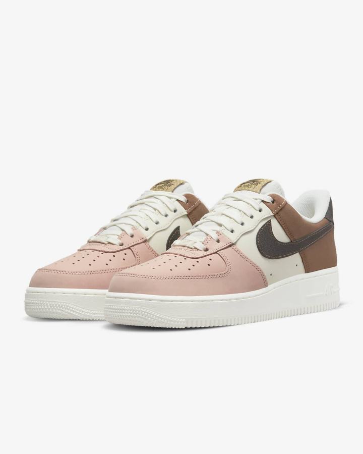 Zapatillas Nike Air Force 1 '07 LV8 Hombre Naranjas Marrones | JHCKN-0673