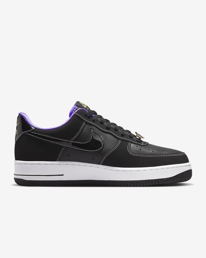 Zapatillas Nike Air Force 1 '07 LV8 Hombre Negras Gris Blancas Negras | TVQEX-5067