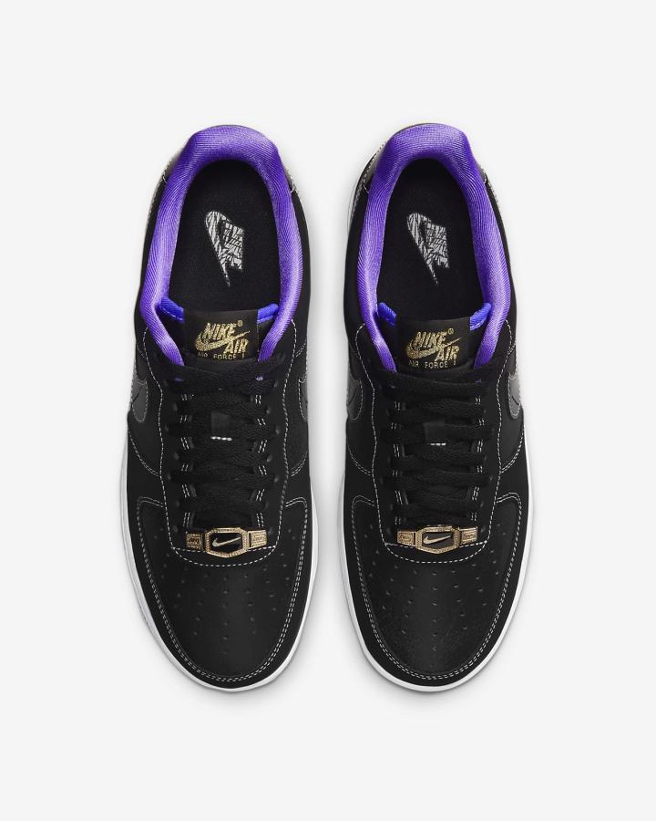 Zapatillas Nike Air Force 1 '07 LV8 Hombre Negras Gris Blancas Negras | TVQEX-5067