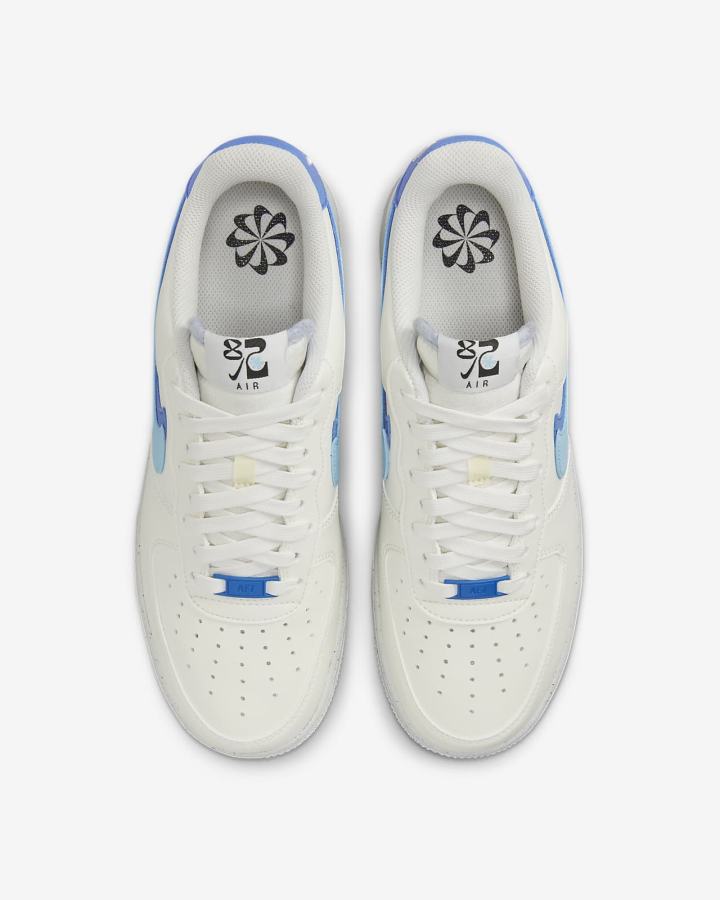 Zapatillas Nike Air Force 1 '07 LV8 Hombre Azules Negras | VXZJP-9684