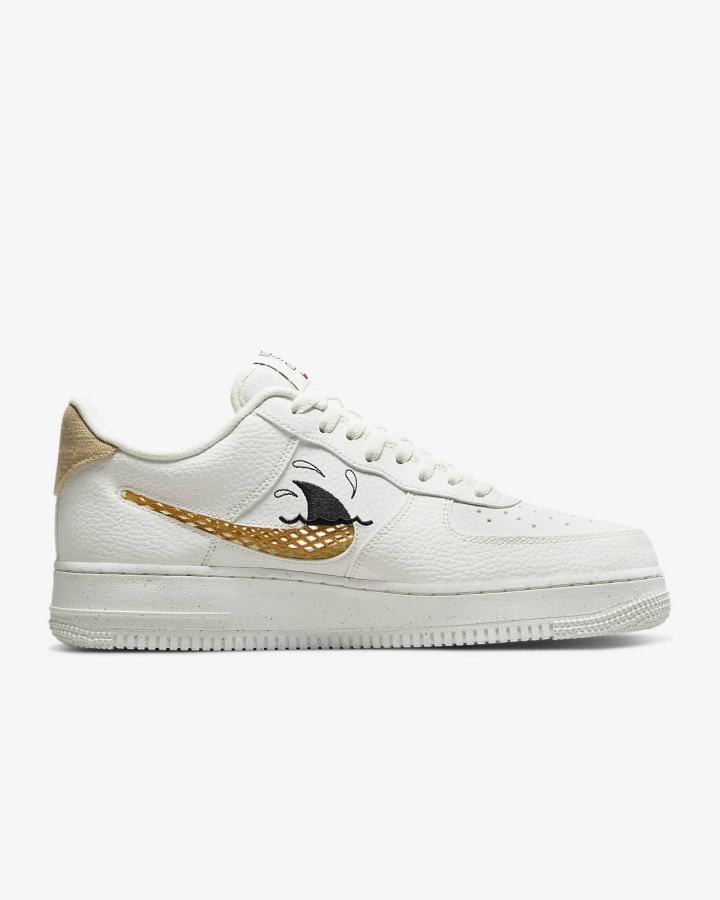Zapatillas Nike Air Force 1 '07 LV8 Next Nature Hombre Negras Marrones Doradas | DVKLJ-5174