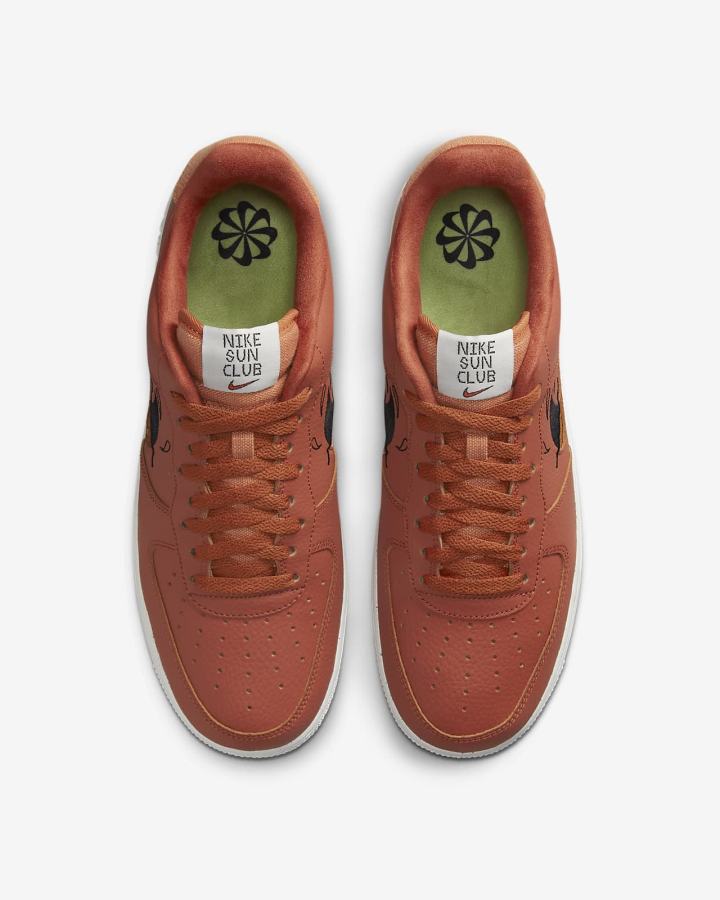 Zapatillas Nike Air Force 1 '07 LV8 Next Nature Hombre Negras Amarillo Oscuro | OANZM-5671