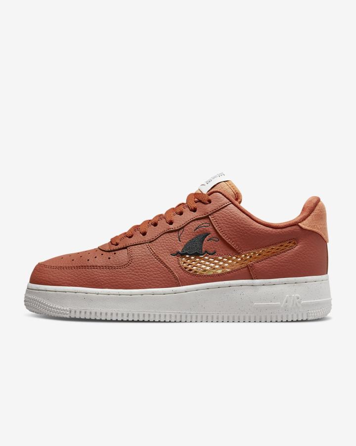 Zapatillas Nike Air Force 1 '07 LV8 Next Nature Hombre Negras Amarillo Oscuro | OANZM-5671