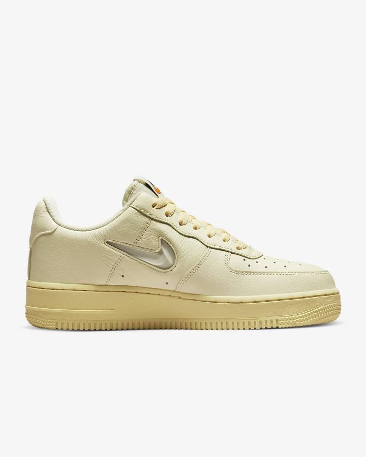 Zapatillas Nike Air Force 1 '07 LX Mujer Limón Azules Amarillo Beige | FUCJS-7543
